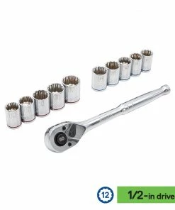 Kobalt Mechanics Tool Sets 309-Piece Standard (SAE) and Metric Combination Polished Chrome Mechanics Tool Set (1/4-in; 3/8-in) 22 Kobalt Mechanics Tool Sets 309-Piece Standard (SAE) and Metric Combination Polished Chrome Mechanics Tool Set (1/4-in; 3/8-in) -Cheap Kobalt Store 44194583