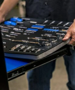 Kobalt Mechanics Tool Sets 300-Piece Standard (SAE) and Metric Combination Polished Chrome Mechanics Tool Set (1/4-in; 3/8-in) -Cheap Kobalt Store 44414531 scaled