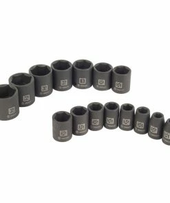 Kobalt Impact Sockets & Impact Socket Sets 15-Piece Standard (SAE) 1/2-in Drive 6-Point Impact Socket Set -Cheap Kobalt Store 44418170