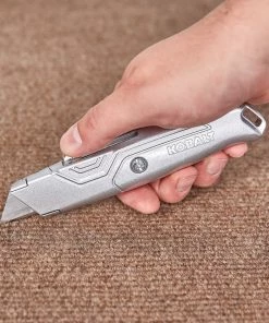 Kobalt Utility Knives Kobalt 2pk retractable utility knife 18mm 6-Blade Retractable Utility Knife with On Tool Blade Storage -Cheap Kobalt Store 44458454