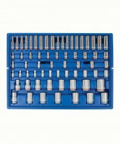 Kobalt Mechanics Tool Sets 243-Piece Standard (SAE) and Metric Combination Polished Chrome Mechanics Tool Set (1/4-in; 3/8-in) -Cheap Kobalt Store 44474239 scaled