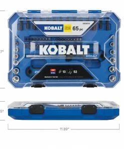 Kobalt Mechanics Tool Sets 65-Piece Standard (SAE) and Metric Combination Polished Chrome Mechanics Tool Set 21 Kobalt Mechanics Tool Sets 65-Piece Standard (SAE) and Metric Combination Polished Chrome Mechanics Tool Set -Cheap Kobalt Store 44487024 scaled