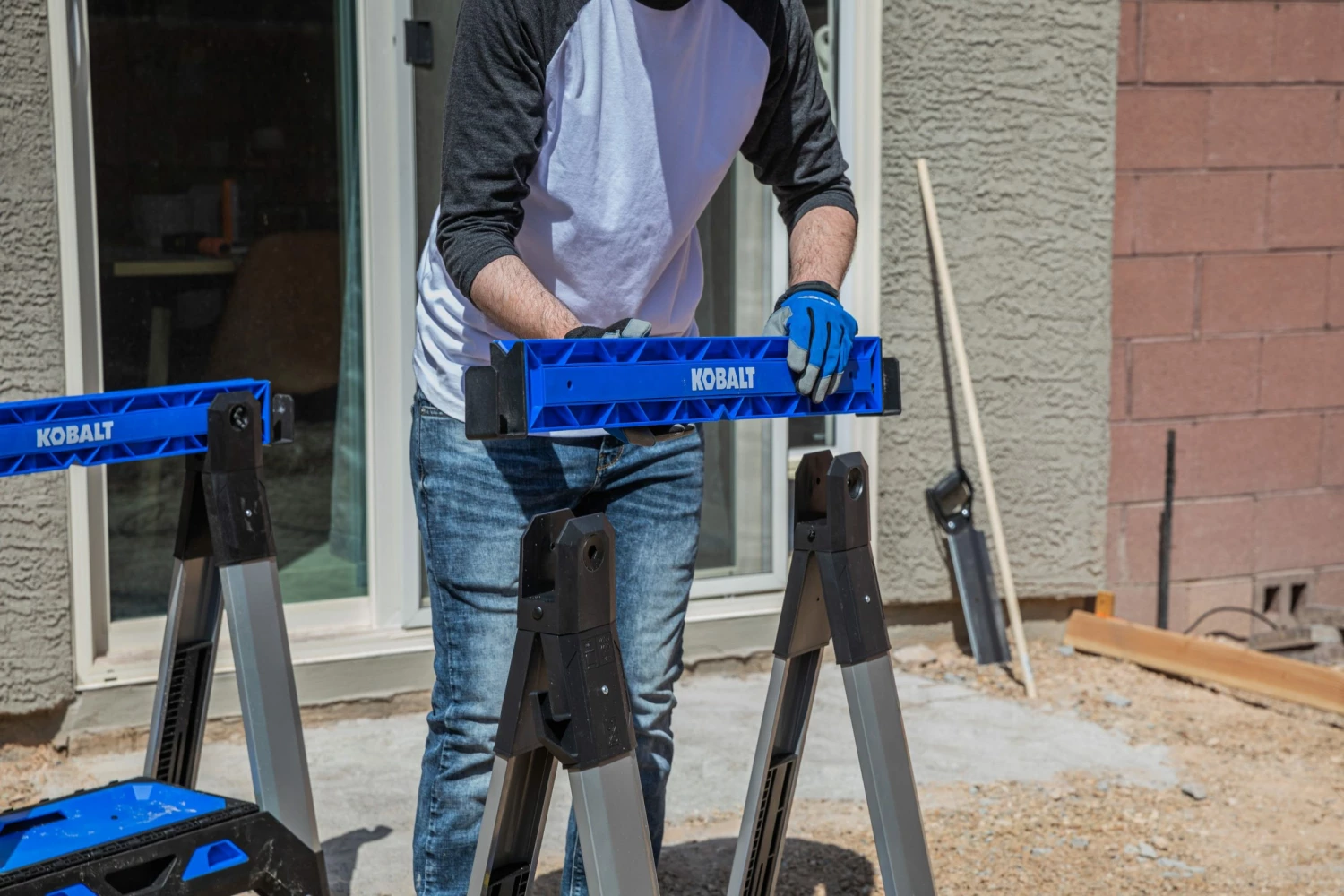 Kobalt Saw Horses 30.63-in W x 33.5-in H Adjustable Pp and Steel Construction Saw Horse (1000-lb Capacity) 18 Kobalt Saw Horses 30.63-in W x 33.5-in H Adjustable Pp and Steel Construction Saw Horse (1000-lb Capacity) - Image 18