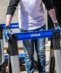 Kobalt Saw Horses 30.63-in W x 33.5-in H Adjustable Pp and Steel Construction Saw Horse (1000-lb Capacity) 39 Kobalt Saw Horses 30.63-in W x 33.5-in H Adjustable Pp and Steel Construction Saw Horse (1000-lb Capacity) -Cheap Kobalt Store 44628177 scaled