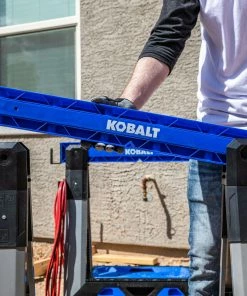 Kobalt Saw Horses 30.63-in W x 33.5-in H Adjustable Pp and Steel Construction Saw Horse (1000-lb Capacity) 38 Kobalt Saw Horses 30.63-in W x 33.5-in H Adjustable Pp and Steel Construction Saw Horse (1000-lb Capacity) -Cheap Kobalt Store 44628185 scaled