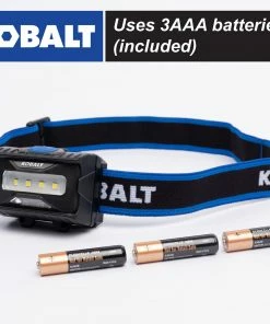 Kobalt Headlamps 450-Lumen LED Headlamp (Battery Included) -Cheap Kobalt Store 45362199 scaled