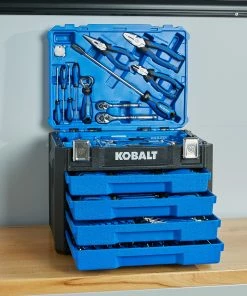 Kobalt Household Tool Sets 100-Piece Household Tool Set with Hard Case -Cheap Kobalt Store 45373524