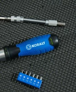 Kobalt Screwdrivers 27-Piece Rubber Handle Ratcheting Set Multi-bit Screwdriver Set -Cheap Kobalt Store 45373627