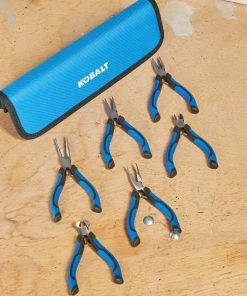 Kobalt Plier Sets 6pc mini pliers set with zip case 6-Pack Assorted Plier Set -Cheap Kobalt Store 45373817