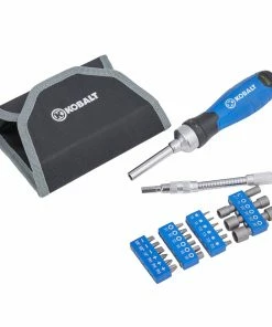 Kobalt Screwdrivers 27-Piece Rubber Handle Ratcheting Set Multi-bit Screwdriver Set -Cheap Kobalt Store 45400361