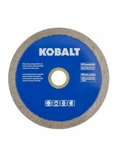 Kobalt Diamond Saw Blades 4-in Wet or Dry Porcelain Continuous Diamond Saw Blade -Cheap Kobalt Store 45400379