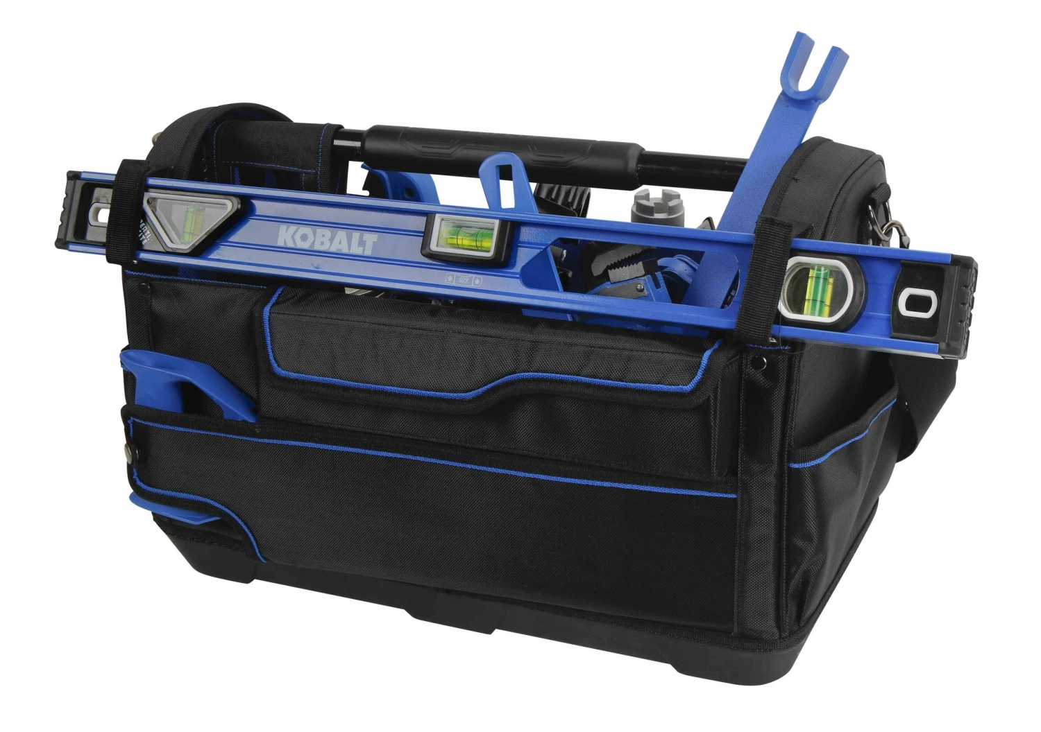 Kobalt Tool Bags Plumbing Tool Bag with Caddy Black, Blue Polyester 12.99-in 5 Kobalt Tool Bags Plumbing Tool Bag with Caddy Black, Blue Polyester 12.99-in - Image 5