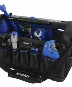 Kobalt Tool Bags Plumbing Tool Bag with Caddy Black, Blue Polyester 12.99-in 12 Kobalt Tool Bags Plumbing Tool Bag with Caddy Black, Blue Polyester 12.99-in -Cheap Kobalt Store 45459479 scaled