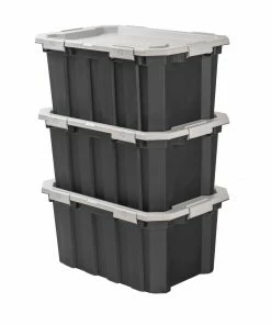 Kobalt Plastic Storage Totes X-large 24-Gallon (96-Quart) Grey Tote Latching Lid 22 Kobalt Plastic Storage Totes X-large 24-Gallon (96-Quart) Grey Tote Latching Lid -Cheap Kobalt Store 46358968 scaled
