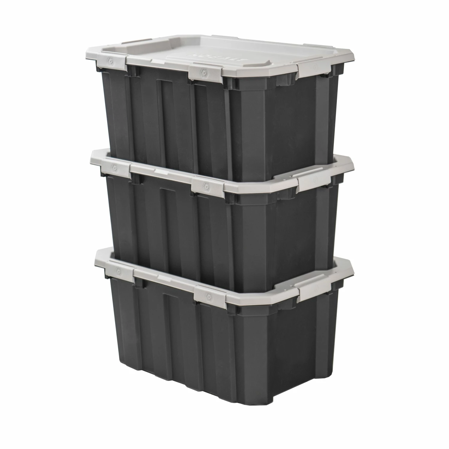 Kobalt Plastic Storage Totes X-large 24-Gallon (96-Quart) Grey Tote Latching Lid 8 Kobalt Plastic Storage Totes X-large 24-Gallon (96-Quart) Grey Tote Latching Lid - Image 8