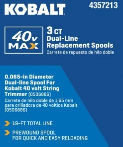 Kobalt String Trimmer Line 19-ft Spool 0.065-in 40V Spooled Trimmer Line 7 Kobalt String Trimmer Line 19-ft Spool 0.065-in 40V Spooled Trimmer Line -Cheap Kobalt Store 46556763